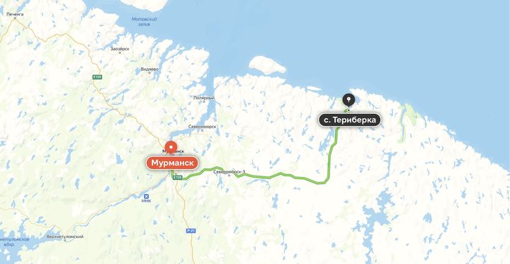 Путь из Мурманска